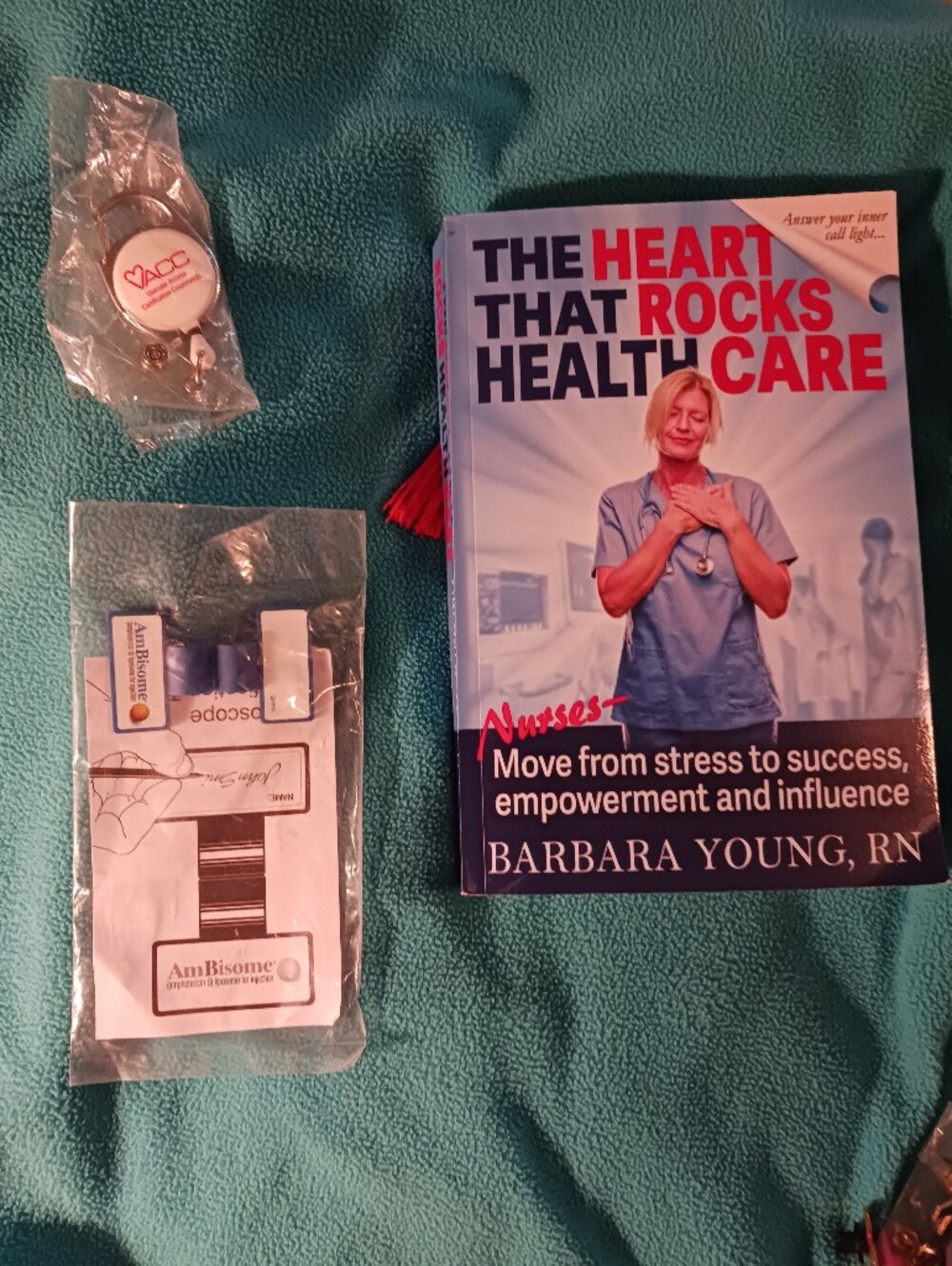 The Heart That Rocks Health Care Barbara Young RN - ID Clip & Scope ID & Watch